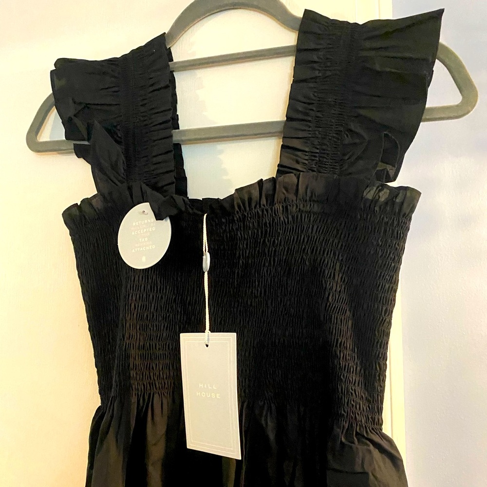Hill House Black cotton Ellie Nap Dress size small
